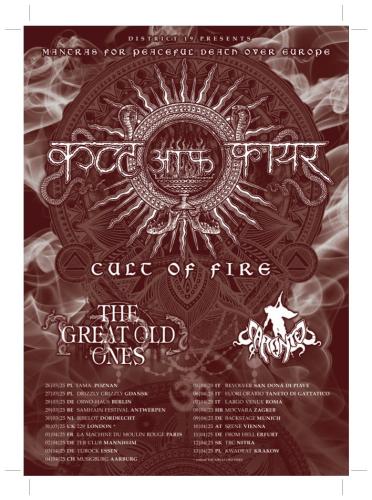 11.04.2025: Cult of Fire, The Great Old Ones, Caronte im From Hell in Erfurt