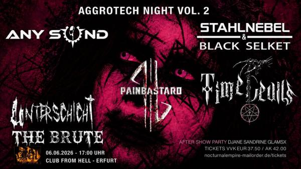 06.06.2026: Das Ich, Brute, Any Second, Unterschicht, Time Devils, Painbastard im From Hell in Erfurt - Early Bird