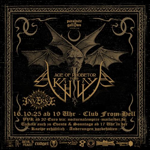16.10.2025: Akhlys+Fides Inversa im From Hell in Erfurt