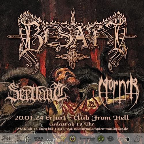 20.01.2024: Besatt, Nornir, Servant im From Hell in Erfurt