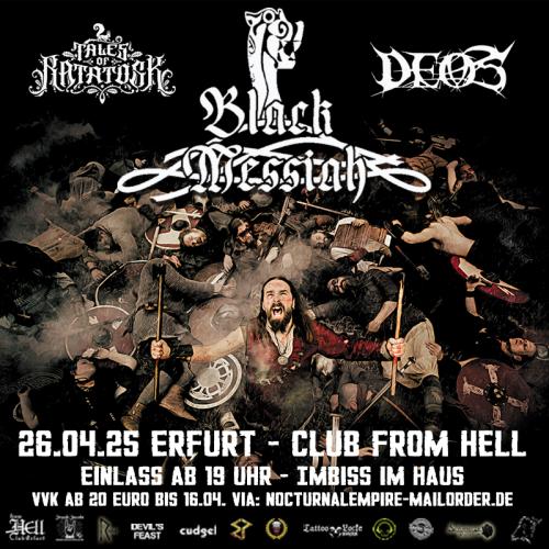 26.04.2025: Black Messiah, Deos, Tales of Ratatösk im From Hell in Erfurt