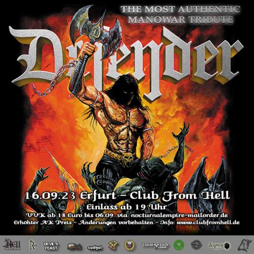 Defender - The most authentic Manowar Tribute im From Hell in Erfurt