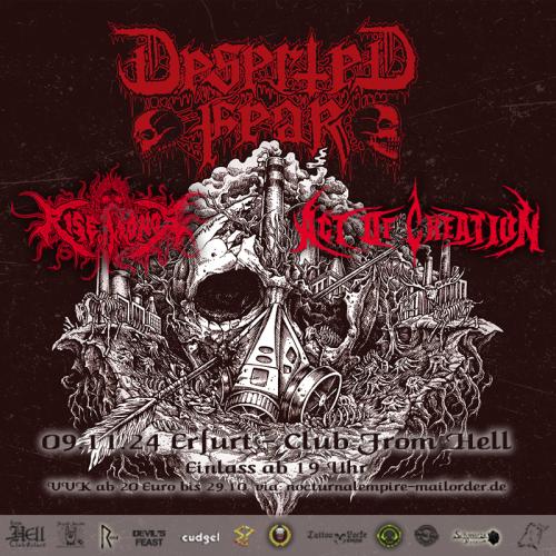 09.11.2024: Deserted Fear, Act of Creation, Rise of Kronos im From Hell in Erfurt