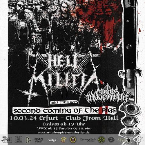 10.03.2024: Hell Militia+Chaos Invocation im From Hell in Erfurt
