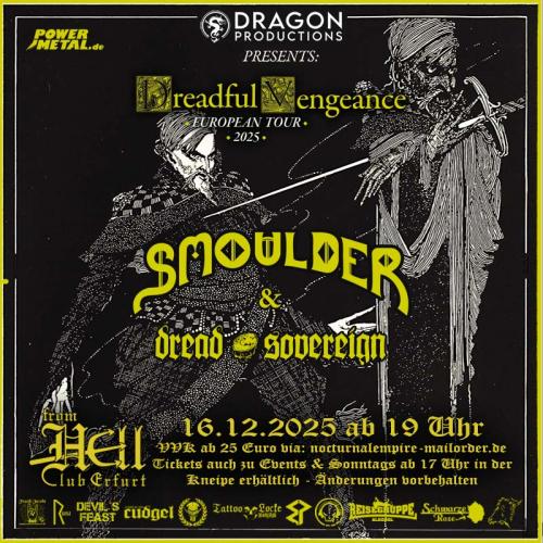 16.12.2025: Smoulder + Dread Sovereign im From Hell in Erfurt