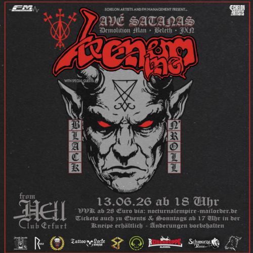 13.06.2026: Venom Inc. + Torture Squad + Support im From Hell