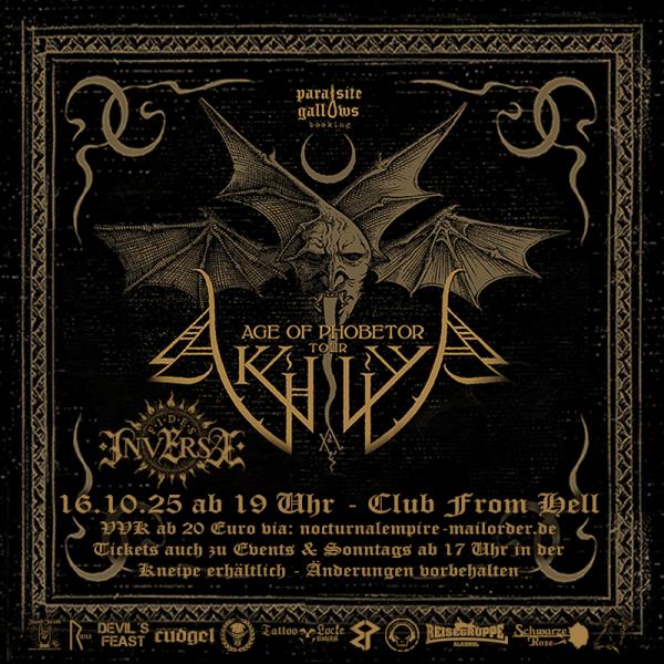 16.10.2025: Akhlys+Fides Inversa im From Hell in Erfurt