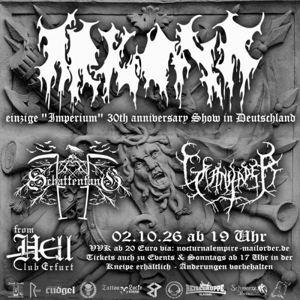 02.10.2026: Arkona + Schattenfang + Granitader im From Hell in Erfurt