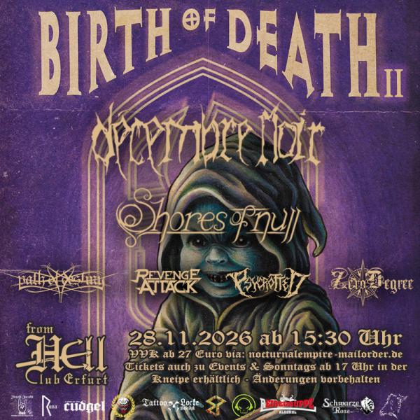 28.11.2026: Birth of Death II im From Hell in Erfurt
