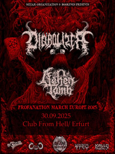 30.09.2025: Diabolizer + Ashen Tomb im From Hell in Erfurt