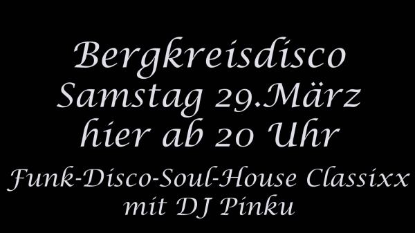 29.03.2025: 8.Bergkreisdisco im Club From Hell/ Erfurt