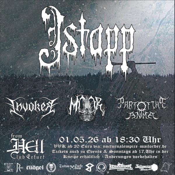 01.05.2026: Istapp, Moor, Invoker, Part of the Anima im From Hell in Erfurt
