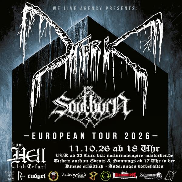 11.10.2026: Mork+Soulburn im From Hell in Erfurt