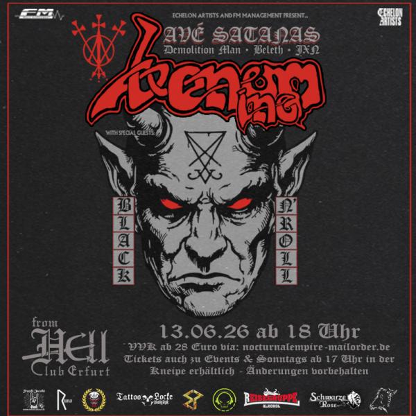 13.06.2026: Venom Inc. + Torture Squad + Support im From Hell
