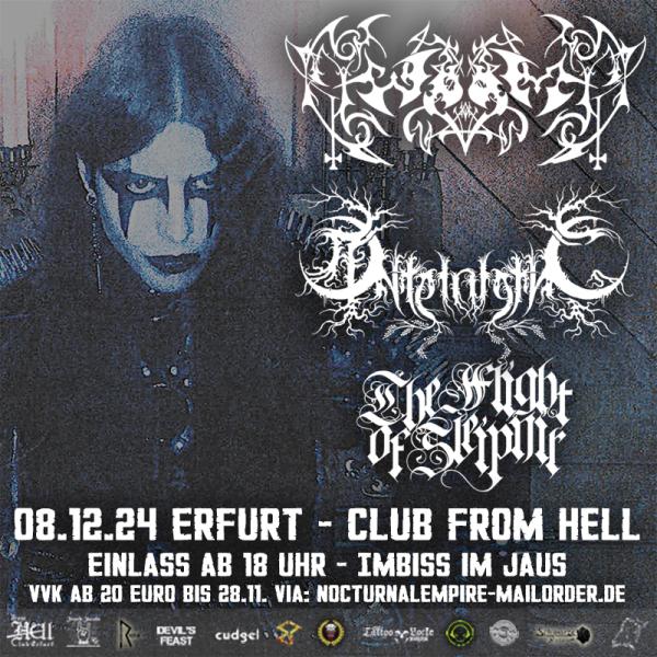 08.12.2024: Worm, Ante-Inferno, Flight of Sleipnir im From Hell in Erfurt