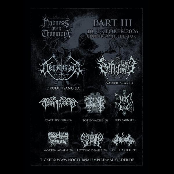 10.10.2026: Madness over Thuringia III im From Hell in Erfurt - Early Bird