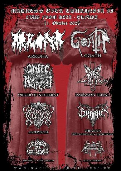 11.10.2025: Madness over Thuringia 2 im Club From Hell in Erfurt
