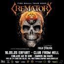 16.05.2025: Crematory mit Special Guests Hel`s Throne im From Hell in Erfurt