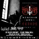 27.10.2024: Marduk "Memento Mori" Tour + Valkyrja, Impalement, Undead im From Hell in Erfurt