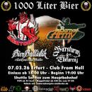 07.03.2026: Biertoifel, Barney Army, Biersturm Elbflorenz, Bierballistik im From Hell in Erfurt